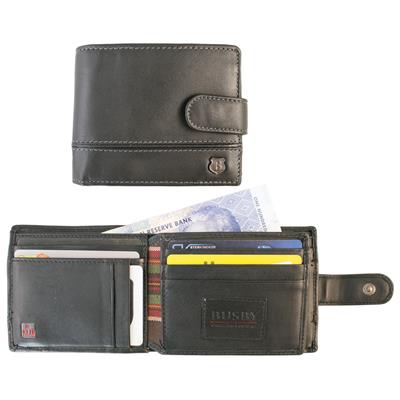 BUSBY TOULON BILLFOLD RFID LEATHER WALLET TAB