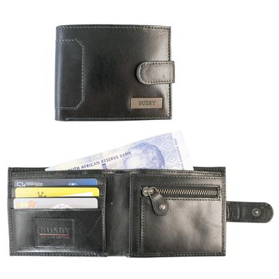 BUSBY CIPRIANO BILLFOLD LEATHER WALLET TAB